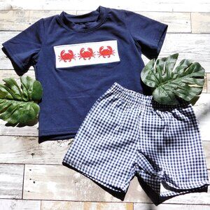 Gone Crabbin Applique Set